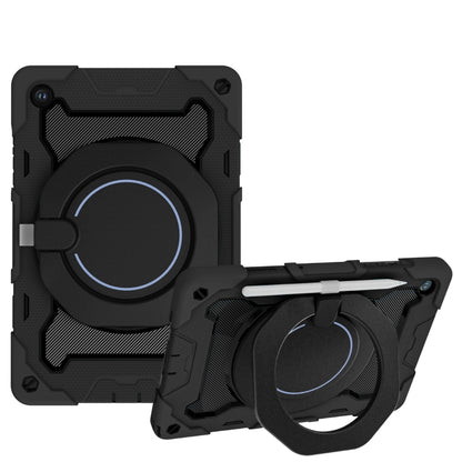 Armor Portable Rotating Ring Holder Silicone Tablet Case, For Samsung Galaxy Tab A11+ / A9+, For Samsung Galaxy Tab A11 / A9, For Samsung Galaxy Tab S10 Lite / S10 FE, For Samsung Galaxy Tab S11 Ultra