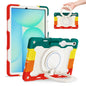 Armor Portable Rotating Ring Holder Silicone Tablet Case, For Samsung Galaxy Tab S10 FE+, For Samsung Galaxy Tab S10+ / S9+ / S9 FE+, For Samsung Galaxy Tab S9 Ultra, For Samsung Galaxy Tab S8 Ultra