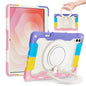Armor Portable Rotating Ring Holder Silicone Tablet Case, For Samsung Galaxy Tab A11+ / A9+, For Samsung Galaxy Tab A11 / A9, For Samsung Galaxy Tab S10 Lite / S10 FE, For Samsung Galaxy Tab S11 Ultra
