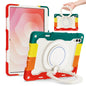 Armor Portable Rotating Ring Holder Silicone Tablet Case, For Samsung Galaxy Tab A11+ / A9+, For Samsung Galaxy Tab A11 / A9, For Samsung Galaxy Tab S10 Lite / S10 FE, For Samsung Galaxy Tab S11 Ultra