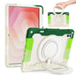 Armor Portable Rotating Ring Holder Silicone Tablet Case, For Samsung Galaxy Tab A11+ / A9+, For Samsung Galaxy Tab A11 / A9, For Samsung Galaxy Tab S10 Lite / S10 FE, For Samsung Galaxy Tab S11 Ultra