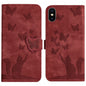 Butterfly Cat Embossing Flip Leather Phone Case, For iPhone 11 Pro Max, For iPhone 11, For iPhone 11 Pro, For iPhone X / XS