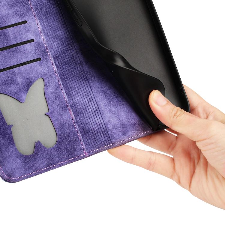 Butterfly Cat Embossing Flip Leather Phone Case, For iPhone 18 Pro / 17 Pro, For iPhone 18 Pro Max / 17 Pro Max, For iPhone 17, For iPhone 17 Air