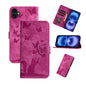 Butterfly Cat Embossing Flip Leather Phone Case, For iPhone 18 Pro / 17 Pro, For iPhone 18 Pro Max / 17 Pro Max, For iPhone 17, For iPhone 17 Air