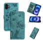 Butterfly Cat Embossing Flip Leather Phone Case, For iPhone 18 Pro / 17 Pro, For iPhone 18 Pro Max / 17 Pro Max, For iPhone 17, For iPhone 17 Air