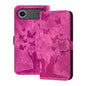 Butterfly Cat Embossing Flip Leather Phone Case, For iPhone 18 Pro / 17 Pro, For iPhone 18 Pro Max / 17 Pro Max, For iPhone 17, For iPhone 17 Air