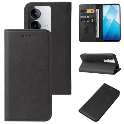 Magnetic Closure Leather Phone Case, For vivo iQOO Z8, For vivo Y36 Russia, For vivo V29e, For vivo Y77t, For vivo Y36 5G, For vivo S17 Pro