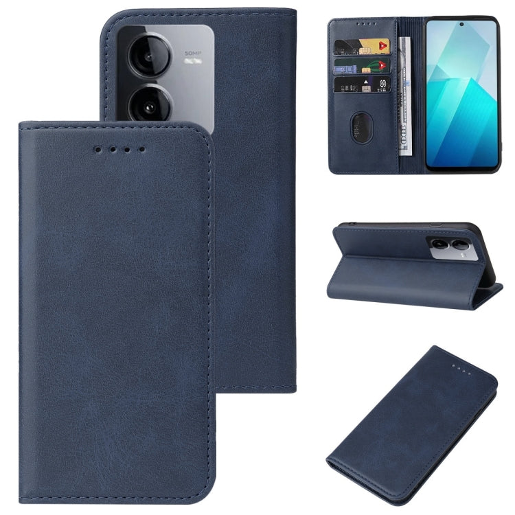 Magnetic Closure Leather Phone Case, For vivo X100 Pro, For vivo X100, For vivo iQOO 12 Pro, For vivo iQOO 12, For vivo Y17s, For vivo iQOO Z8x
