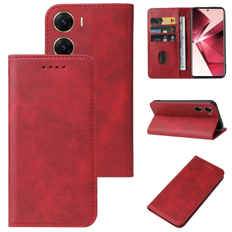 Magnetic Closure Leather Phone Case, For vivo iQOO Z8, For vivo Y36 Russia, For vivo V29e, For vivo Y77t, For vivo Y36 5G, For vivo S17 Pro
