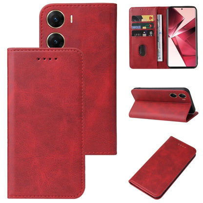 Magnetic Closure Leather Phone Case, For vivo iQOO Z8, For vivo Y36 Russia, For vivo V29e, For vivo Y77t, For vivo Y36 5G, For vivo S17 Pro