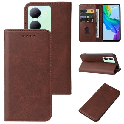 Magnetic Closure Leather Phone Case, For vivo iQOO Z8, For vivo Y36 Russia, For vivo V29e, For vivo Y77t, For vivo Y36 5G, For vivo S17 Pro