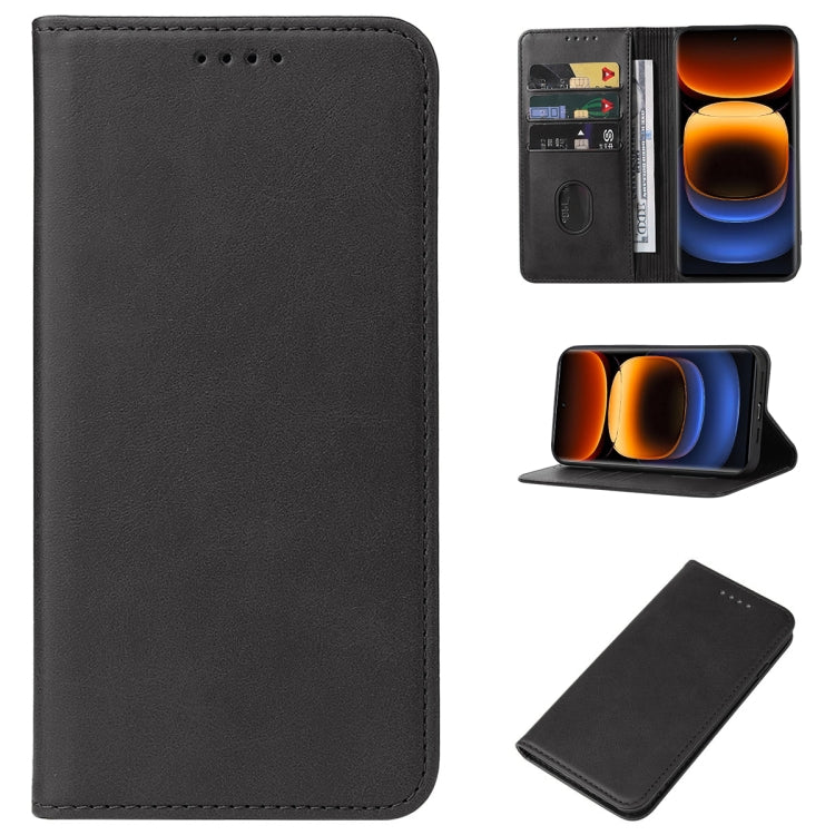 Magnetic Closure Leather Phone Case, For vivo X100 Pro, For vivo X100, For vivo iQOO 12 Pro, For vivo iQOO 12, For vivo Y17s, For vivo iQOO Z8x