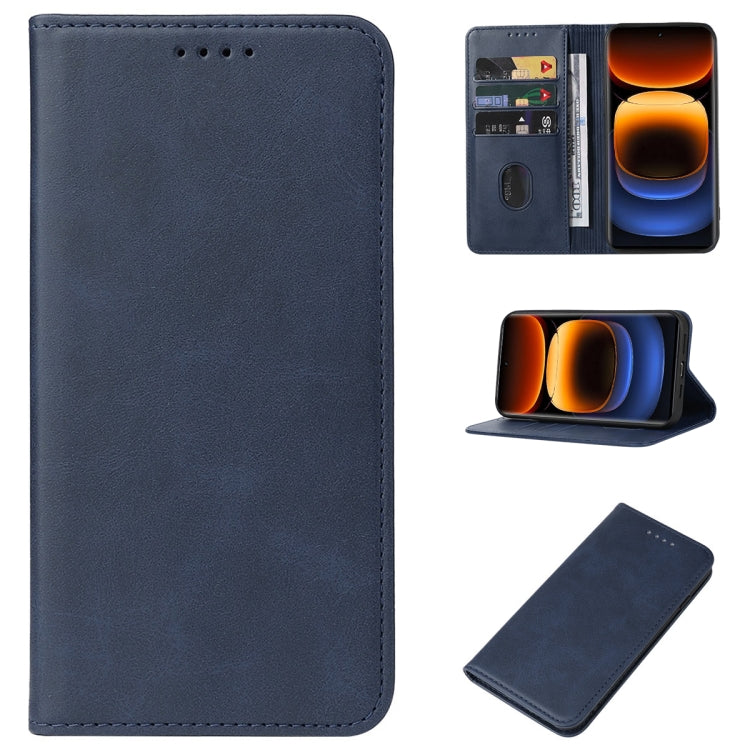 Magnetic Closure Leather Phone Case, For vivo X100 Pro, For vivo X100, For vivo iQOO 12 Pro, For vivo iQOO 12, For vivo Y17s, For vivo iQOO Z8x