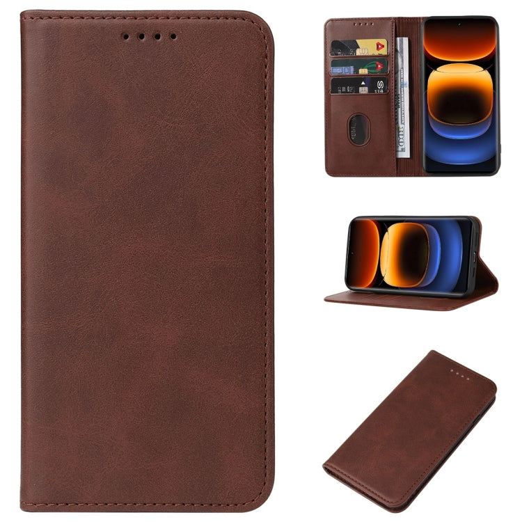Magnetic Closure Leather Phone Case, For vivo X100 Pro, For vivo X100, For vivo iQOO 12 Pro, For vivo iQOO 12, For vivo Y17s, For vivo iQOO Z8x