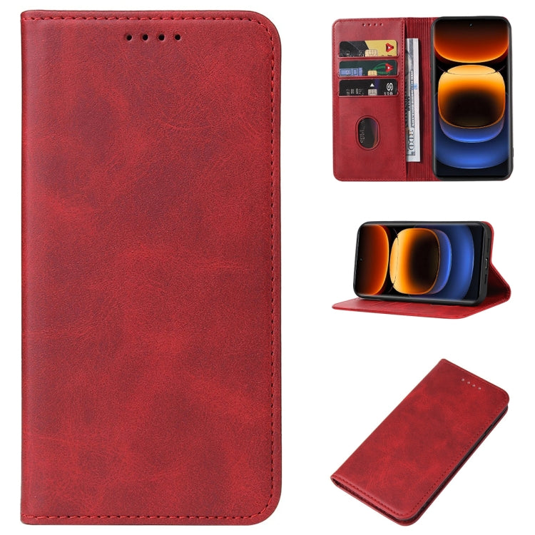 Magnetic Closure Leather Phone Case, For vivo X100 Pro, For vivo X100, For vivo iQOO 12 Pro, For vivo iQOO 12, For vivo Y17s, For vivo iQOO Z8x
