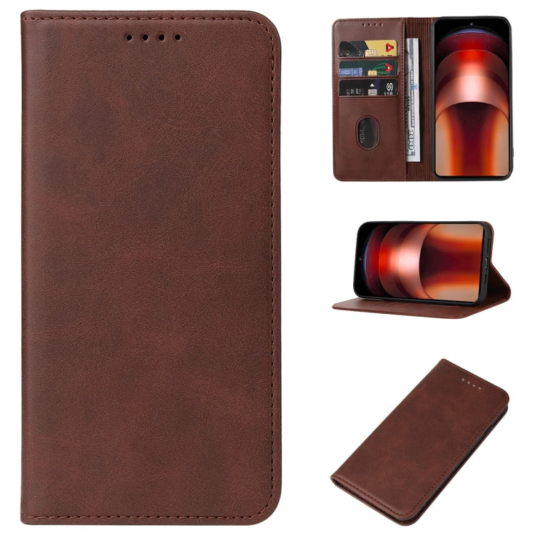 Magnetic Closure Leather Phone Case, For vivo G2, For vivo iQOO Neo9, For vivo S18 Pro, For vivo S18e, For vivo S18, For vivo Y100i