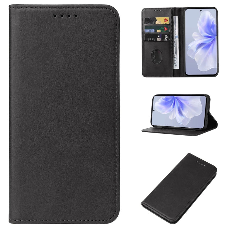 Magnetic Closure Leather Phone Case, For vivo G2, For vivo iQOO Neo9, For vivo S18 Pro, For vivo S18e, For vivo S18, For vivo Y100i