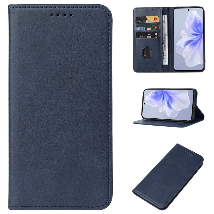 Magnetic Closure Leather Phone Case, For vivo G2, For vivo iQOO Neo9, For vivo S18 Pro, For vivo S18e, For vivo S18, For vivo Y100i