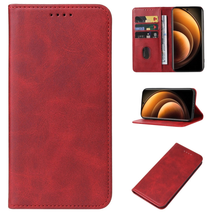 Magnetic Closure Leather Phone Case, For vivo X100 Pro, For vivo X100, For vivo iQOO 12 Pro, For vivo iQOO 12, For vivo Y17s, For vivo iQOO Z8x