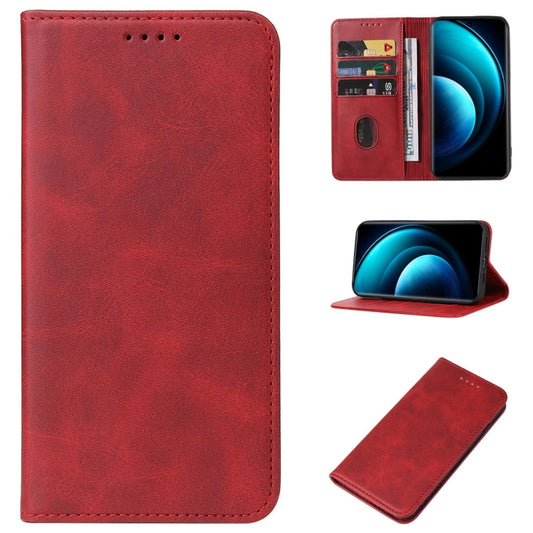 Magnetic Closure Leather Phone Case, For vivo X100 Pro, For vivo X100, For vivo iQOO 12 Pro, For vivo iQOO 12, For vivo Y17s, For vivo iQOO Z8x