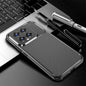 Carbon Fiber Texture Shockproof TPU Phone Case