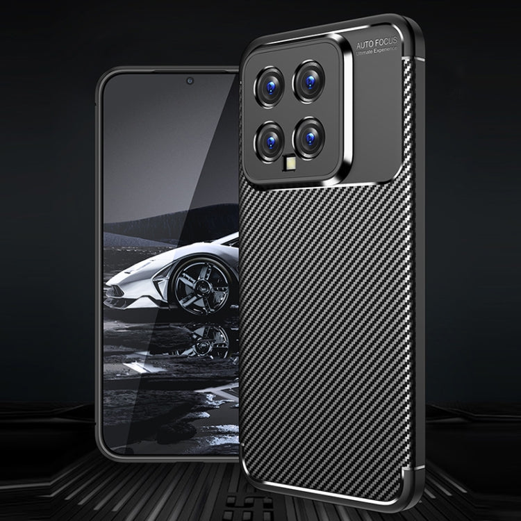 Carbon Fiber Texture Shockproof TPU Phone Case