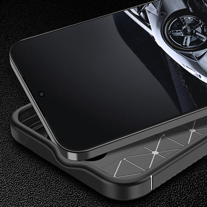 Carbon Fiber Texture Shockproof TPU Phone Case