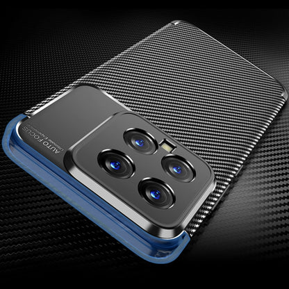 Carbon Fiber Texture Shockproof TPU Phone Case