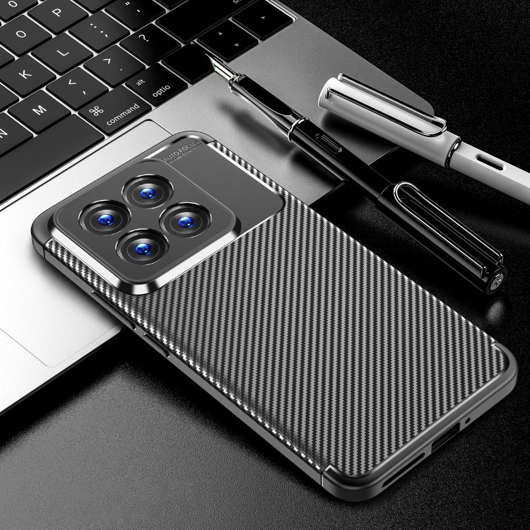 Carbon Fiber Texture Shockproof TPU Phone Case