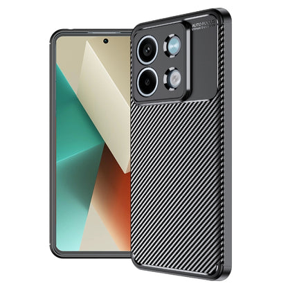 Carbon Fiber Texture Shockproof TPU Phone Case