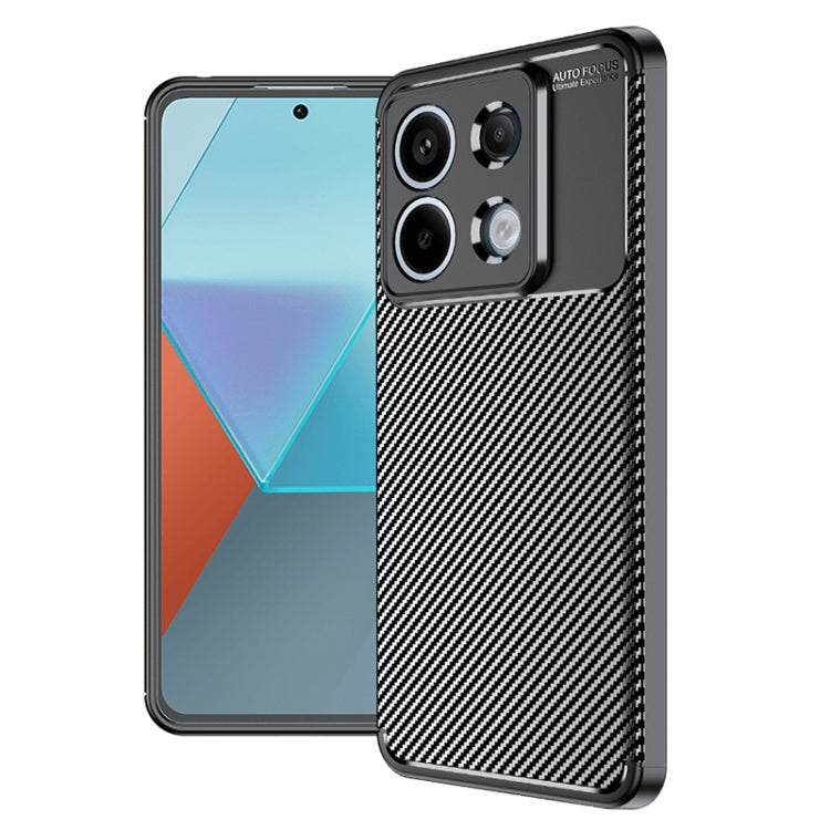 Carbon Fiber Texture Shockproof TPU Phone Case