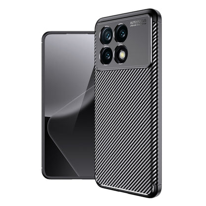 Carbon Fiber Texture Shockproof TPU Phone Case