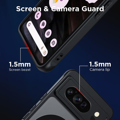 MagSafe Ultra-thin Translucent PC+TPU Phone Case, For Google Pixel 9 Pro XL, For Google Pixel 9 Pro, For Google Pixel 9, For Google Pixel 8 Pro, For Google Pixel 8