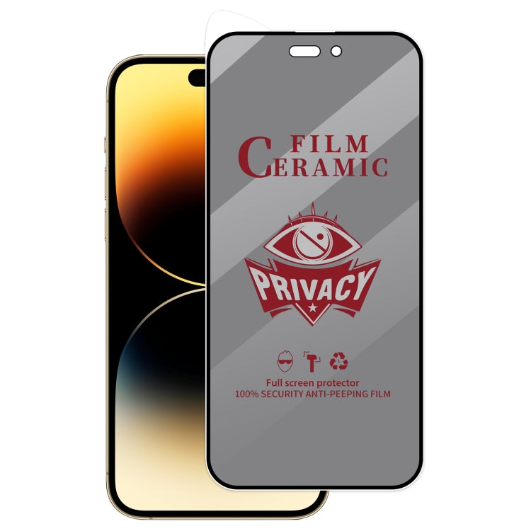 Full Coverage HD Privacy Ceramic Film, For iPhone 17 Pro Max, For iPhone 17 Pro, For iPhone 17, For iPhone Air, For iPhone 16 Pro Max, For iPhone 16 Pro, For iPhone 16 Plus, For iPhone 16, For iPhone 15 Pro Max, For iPhone 15 Pro, For iPhone 15 Plus���...