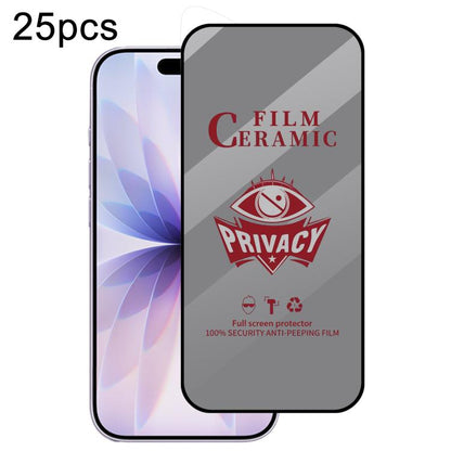 25pcs Full Coverage HD Privacy Ceramic Film