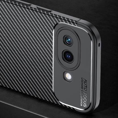 Carbon Fiber Texture Shockproof TPU Phone Case