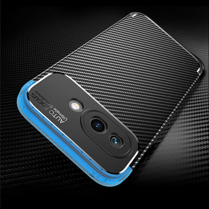 Carbon Fiber Texture Shockproof TPU Phone Case