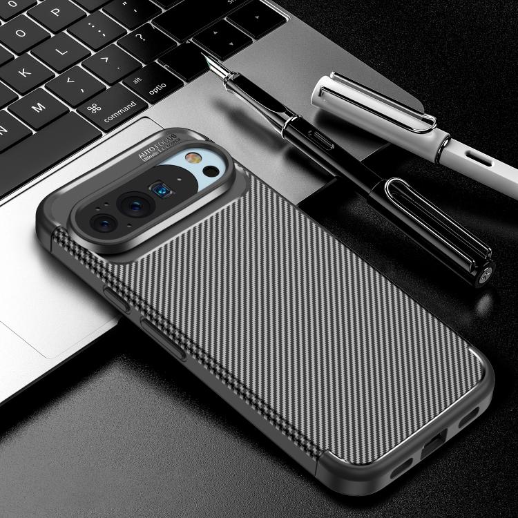Carbon Fiber Texture Shockproof TPU Phone Case, For Google Pixel 10 Pro XL, For Google Pixel 10 / 10 Pro, For Google Pixel 9a, For Google Pixel 8a