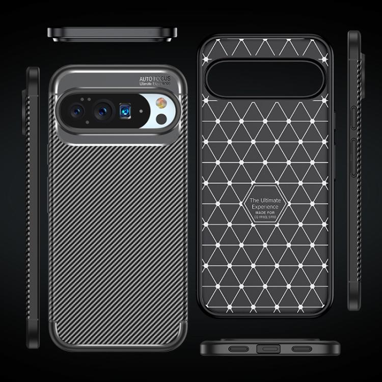 Carbon Fiber Texture Shockproof TPU Phone Case, For Google Pixel 10 Pro XL, For Google Pixel 10 / 10 Pro, For Google Pixel 9a, For Google Pixel 8a