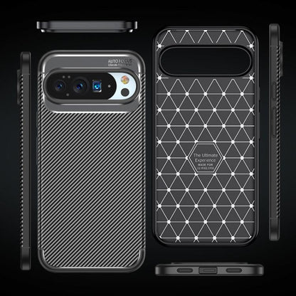 Carbon Fiber Texture Shockproof TPU Phone Case, For Google Pixel 10 Pro XL, For Google Pixel 10 / 10 Pro, For Google Pixel 9a, For Google Pixel 8a