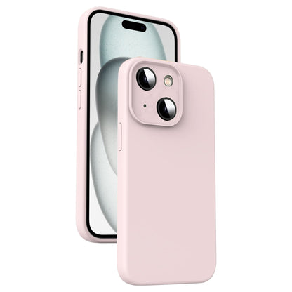 Microfiber Liquid Silicone Shockproof Phone Case, For iPhone 15 Pro, For iPhone 15 Plus, For iPhone 15, For iPhone 14 Plus