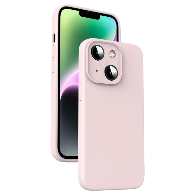 Microfiber Liquid Silicone Shockproof Phone Case, For iPhone 15 Pro, For iPhone 15 Plus, For iPhone 15, For iPhone 14 Plus