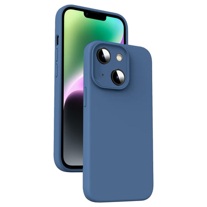 Microfiber Liquid Silicone Shockproof Phone Case, For iPhone 15 Pro, For iPhone 15 Plus, For iPhone 15, For iPhone 14 Plus