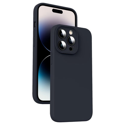 Microfiber Liquid Silicone Shockproof Phone Case, For iPhone 14, For iPhone 14 Pro, For iPhone 14 Pro Max, For iPhone 13 Pro Max