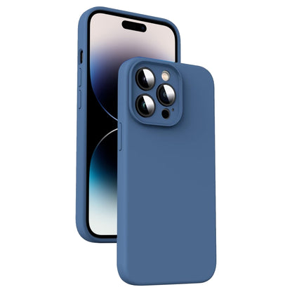 Microfiber Liquid Silicone Shockproof Phone Case, For iPhone 14, For iPhone 14 Pro, For iPhone 14 Pro Max, For iPhone 13 Pro Max