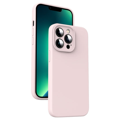 Microfiber Liquid Silicone Shockproof Phone Case, For iPhone 14, For iPhone 14 Pro, For iPhone 14 Pro Max, For iPhone 13 Pro Max