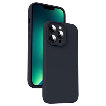 Microfiber Liquid Silicone Shockproof Phone Case, For iPhone 14, For iPhone 14 Pro, For iPhone 14 Pro Max, For iPhone 13 Pro Max