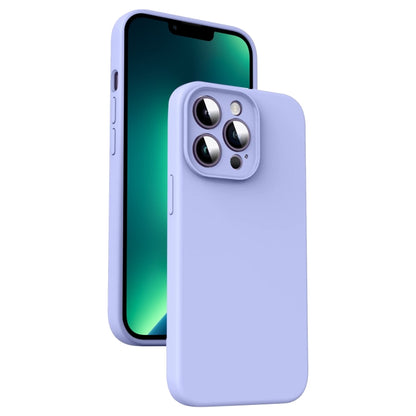 Microfiber Liquid Silicone Shockproof Phone Case, For iPhone 14, For iPhone 14 Pro, For iPhone 14 Pro Max, For iPhone 13 Pro Max