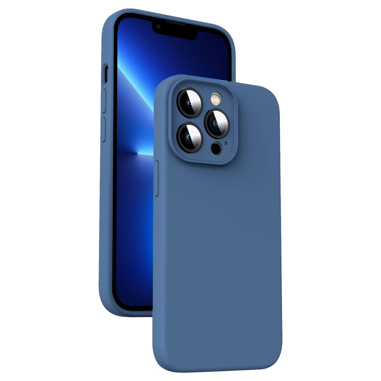 Microfiber Liquid Silicone Shockproof Phone Case, For iPhone 13 Pro, For iPhone 13, For iPhone 12, For iPhone 12 Pro Max