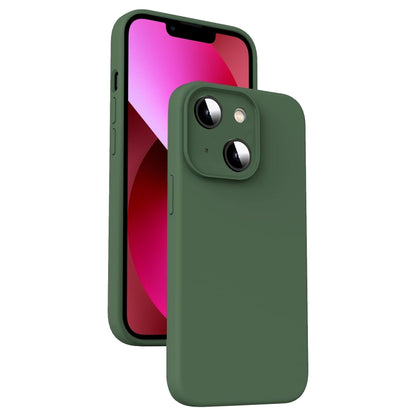 Microfiber Liquid Silicone Shockproof Phone Case, For iPhone 13 Pro, For iPhone 13, For iPhone 12, For iPhone 12 Pro Max